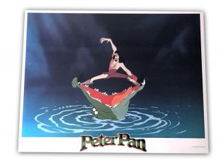 " Peter Pan " 11x14 Authentic Lobby Card Poster Photo 1990s Disney Rare
