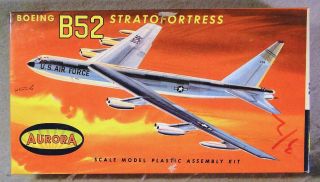 Aurora Approx 1/270 Scale B - 52 Stratofortress Rare Vintage Plastic Model Kit