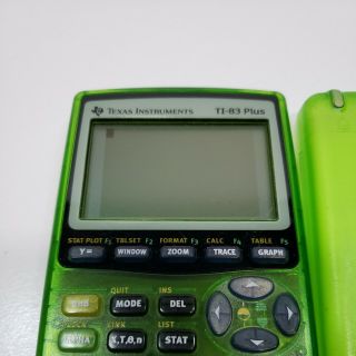 Texas Instruments TI - 83 Plus Graphing Calculator Lime Green Edition RARE 2