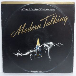 Modern Talking - In The Middle Of Nowhere - The 4th Album 1986 Rare Israel Press