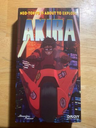 Akira (vhs,  1991) Very Good Manga Japanese Animation Rare English