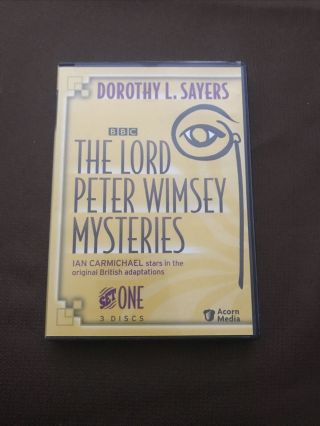 The Lord Peter Wimsey Mysteries - Set One (dvd,  2010,  3 - Disc Set) Bbc Rare Oop