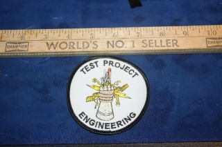 Unique & Rare Nasa Space Shuttle Test Project Engineering Rocket Motor Patch