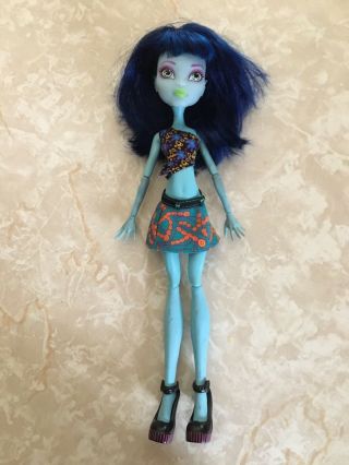 Monster High 11 " Doll Cam Create A Monster Design Lab Girl Blue Rare