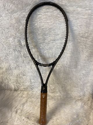 Rare Dunlop Black Max Stretch Masters Series Tennis Racquet 4 3/8 No Strings