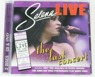 Live: The Last Concert [remaster] By Selena (cd,  Sep - 2002,  Emi Music) Rare