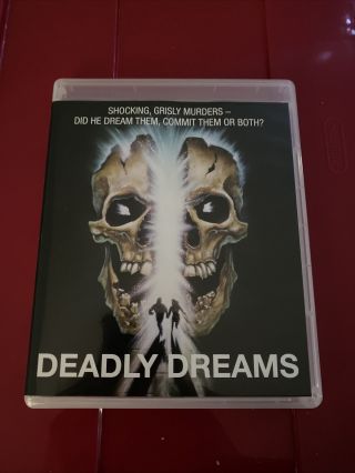 Deadly Dreams 1988 Blu - Ray Like - Code Red Oop Rare Htf Cult Horror