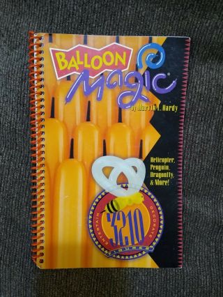 Rare: 321q Balloon Magic Book By Marvin L Hardy,  Balloon Twisting,  Bee & More