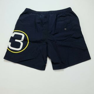 Rare Vintage POLO SPORT Ralph Lauren Spell Out P 3 Swimming Trunks 90s Navy XL 2