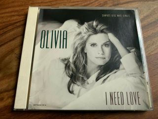 Olivia Newton - John I Need Love Rare Us Cd Maxi Single 5 Remixes Rumour Shep Pett