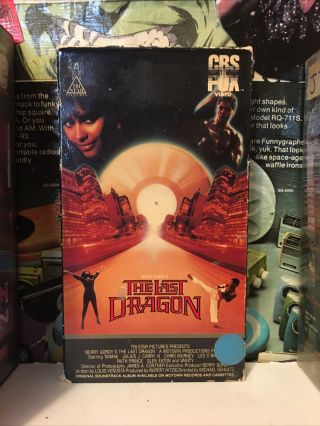The Last Dragon Vhs 1985 Rare Htf Kung Fu Martial Arts