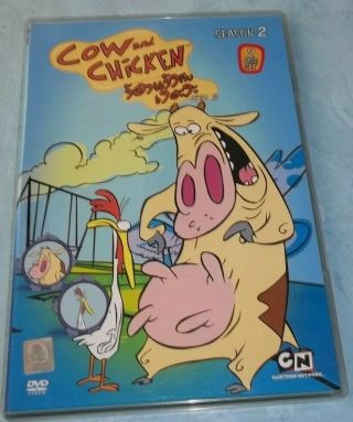 Rare: Cow And Chicken - Season 2 (dvd,  2009,  Region 3) Thailand Release Vgc