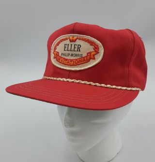 Eller Philip - Morris Invitational Rare - Vintage Golf Hat Classic Derby Cap Usa