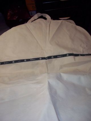 Rare Borrelli Large Garment Bag Travel Storage Tomasi Master Beige Italy 23 " X42 "