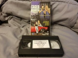 Caged Hearts (1996) - Vhs Tape - Drama - Carrie Genzel - Demo / Screener - Rare
