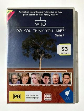 Who Do You Think You Are Australia: Series 4 - Shaun Micallef - Rare 2 - Dvd Set