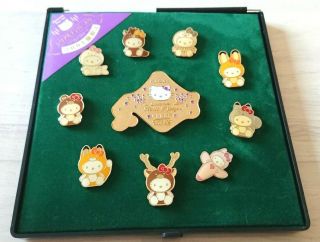 Hello Kitty Pin Badge Hokkaido Limited Rare From Japan 1136/2001 Serial Number