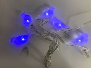 Ikea Skina " Strand Of Birds " Lights Rare Discontinued,  Indoor / Outdoor,  Clip On