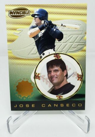 Jose Canseco 1999 Pacific Invincible Opening Day Proof - - Rare Variation