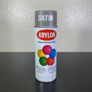 Vintage Krylon Spray Paint Can Rare Gray Primer