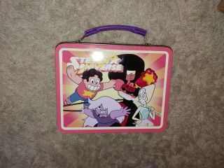 Steven Universe Tv Cartoon Network Carry All Tin Tote Lunchbox Rare