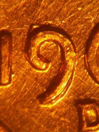 1960 - D Doubled Die Obverse (ddo) 3 Lincoln Cent - Anacs Ms - 64red - Rare