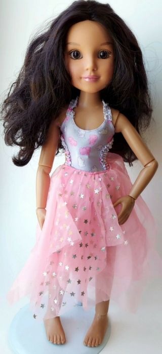 Best Friends Club Mga 18  Noelle " Brown Hair And Eyes 2009 Jointed Doll Rare