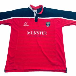 Munster Rugby Union Vintage Shirt Red Jersey Lfr Top Ireland Rare Men’s Xxl 2xl