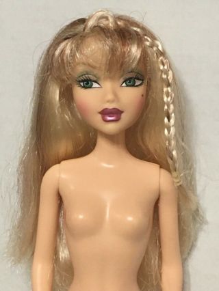 Barbie My Scene Delancey Doll Green Eyes Highlighted Hair Bangs Rare