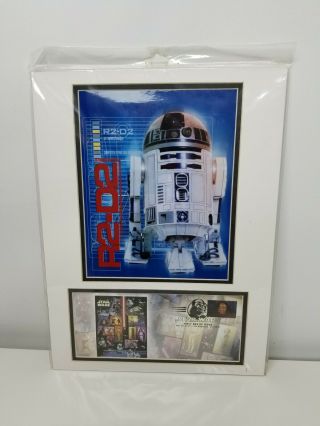Rare Star Wars Stamp First Day Of Issue 2007 R2 - D2 Photo Cover Usps Poster