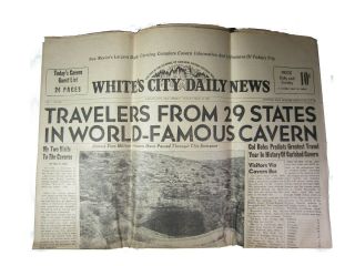 Rare Carlsbad Caverns National Park Service White 