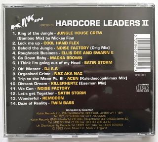 HARDCORE LEADERS II 2 - RARE Kickin ' Records CD (1993) Jungle/Drum n Bass 3