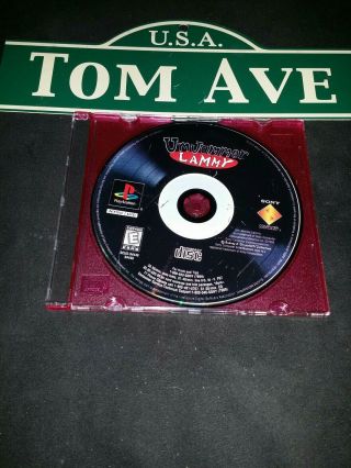 Um Jammer Lammy Ps1 Complete Cib Sony Playstation 1 Rare Vg Disc