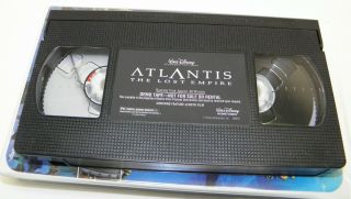 Disney Atlantis The Lost Empire VHS Movie Screener / Demo Tape Not RARE 3