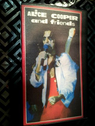1986 Alice Cooper & Friends 1978 - Rare Vhs - Nazareth Sha Na Na Tubes Live