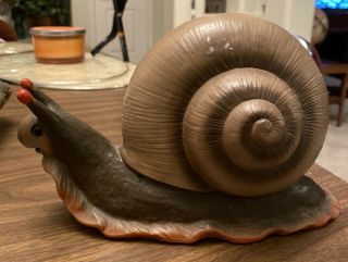 Extremely Rare Vintage Heissner Snail,  Hard Plastic Made In West Germany Ghome
