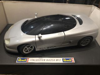 Revell 1/18 - 8812 Italdesign Nazca M12 - Polished Silver.  Boxed.  Very Rare.
