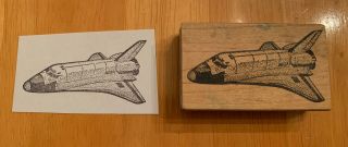 Rubber Stamps Of America Space Shuttle Nasa Rare Vintage Out Of This World Space