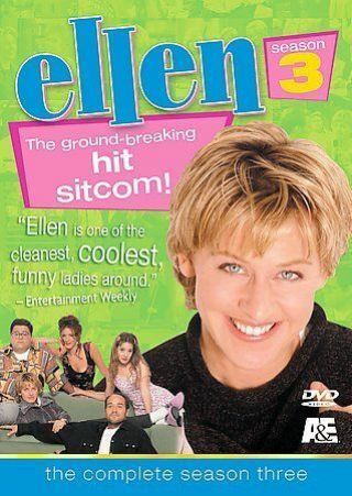 Ellen - The Complete Season 3 (dvd,  2006,  3 - Disc Set) Rare Oop