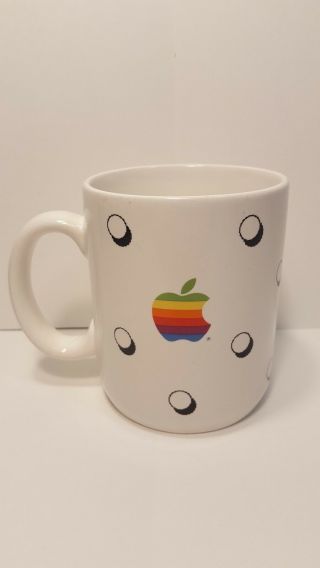 Rare Apple Mac Macintosh Mug 1980 