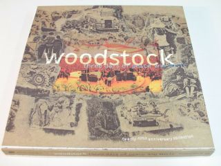 Woodstock Three Days Of Peace And Music 25th Anniversary - 4 Cd Box Set (rare)