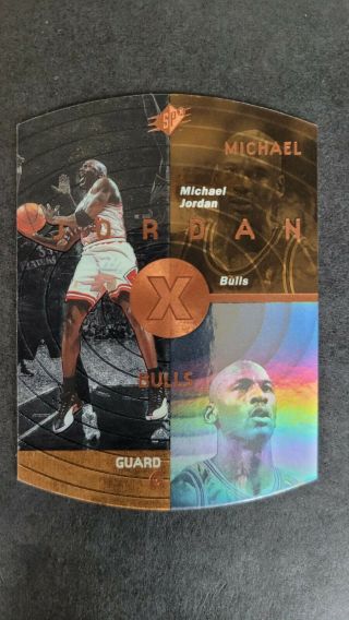 Michael Jordan 1998 Upper Deck Spx Bronze Parallel Diecut 6 Rare.