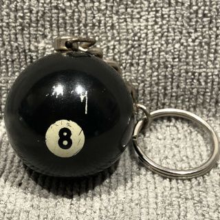 Extremely Rare Vintage 90s Stussy 8 Ball Eight Ball 1.  25 " Keychain Huf Dior