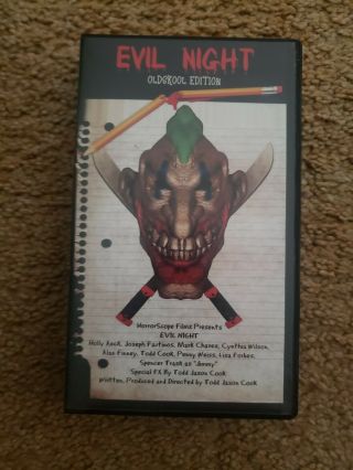 Evil Night Vhs 1992 Rare Sov Horror Slasher