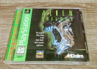 Very Rare Alien Trilogy CIB & Alien Resurrection Disc Only (Sony PlayStation 1) 3