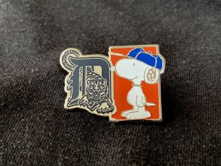 Detroit Tigers Pin Peanuts Pin Mlb Pin “rare Only 500 Made”