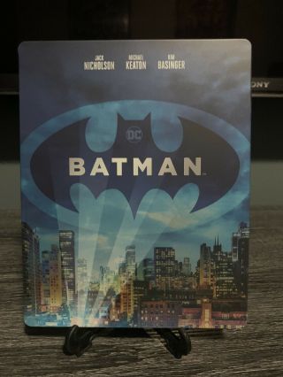 Batman 1989 4k Steelbook (4k Uhd,  2019) Like Oop - No Digital Code - Rare