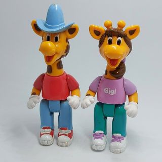 Extremely Rare Toys R Us Geoffrey Giraffe And Gigi Figure Trg&g Inc Vintage 90s