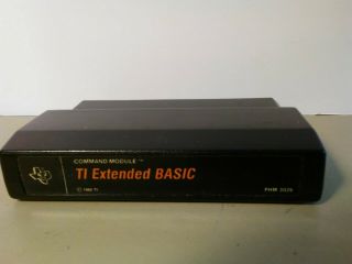 Rare (1980s) Ti 99/4a Game Cartridge Extended Basic