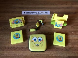Nintendo Gameboy Advance Sp Spongebob Square Pants Case & Accessories Set Rare